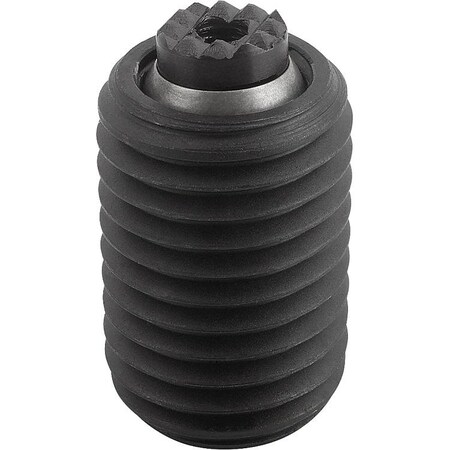 Kipp Self-Aligning Pads With O-Ring, Form:F Carbon Steel, Interchangable Insert, Comp:Tool Steel K0291.320X070